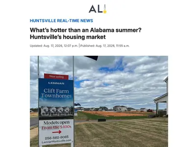 North Alabama home sales continued to gain momentum in July, with closed sales up 19% year over year and pending sales remaining strong. Stable prices, improving inventory, and continued affordability point to a healthy, growing housing market as Huntsvil